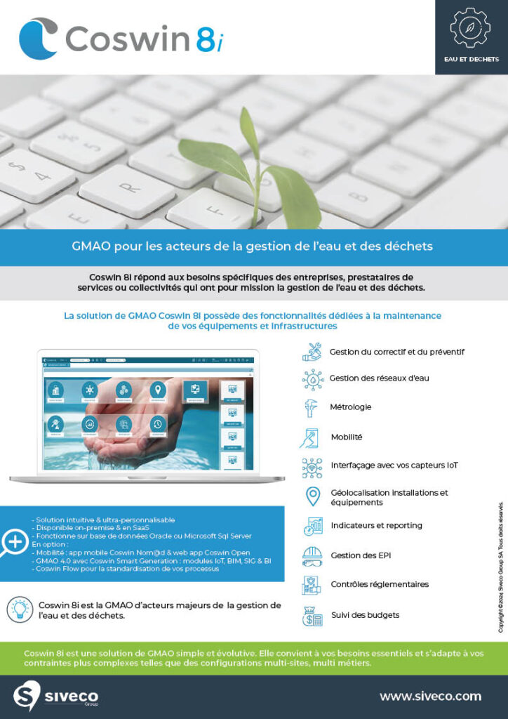 Brochure Coswin eau et déchets