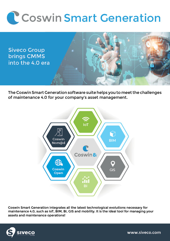 Coswin Smart Generation CMMS software brochure