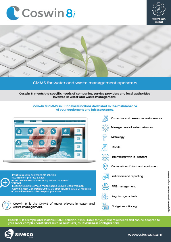 Coswin water and waste brochure